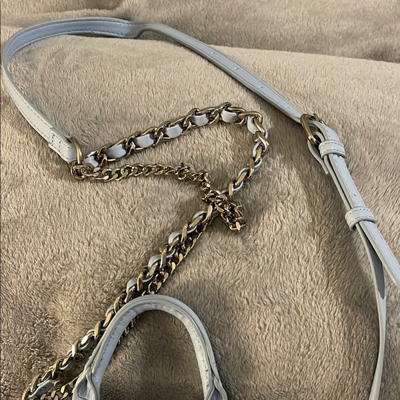 NEW Steve Madden Crossbody Quilted Blue Handbag - Picture 3 of 6